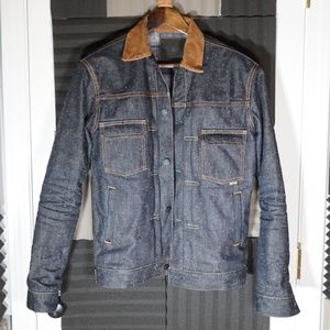Momotaro + Okayama Denim Frost Nep Selvedge Denim Jacket TRUCKER Japanese SM/MD